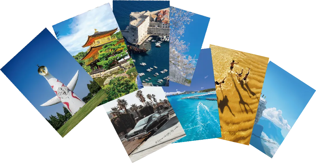 世界と日本の風景×アクスタ
